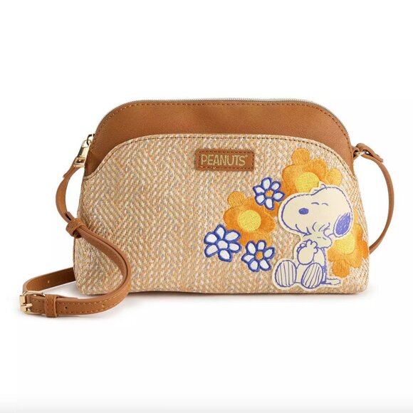 Peanuts | Bags | Peanuts Snoopy Floral Crossbody Bag | Poshmark